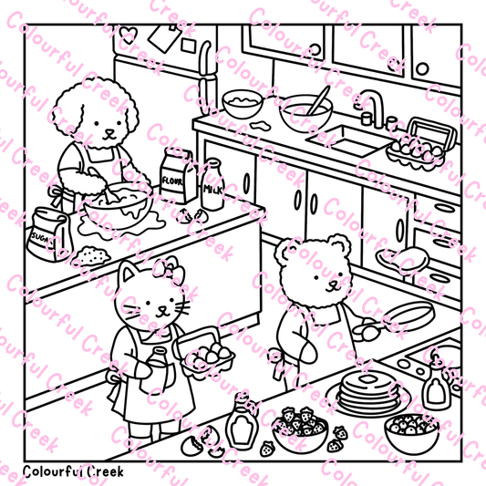 Pancake day Cardstock Prints