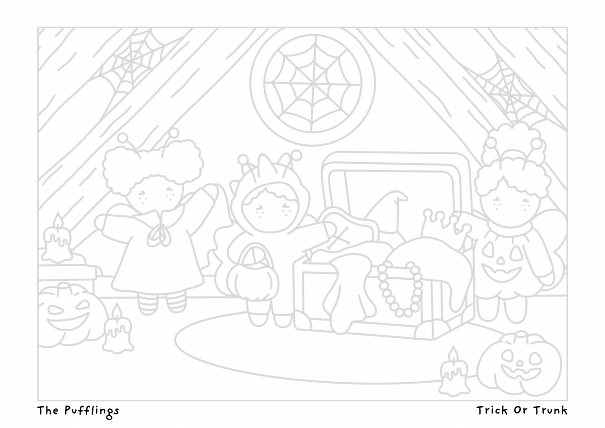 Enchanted Mail 💌🍂🎃 GREY LINES