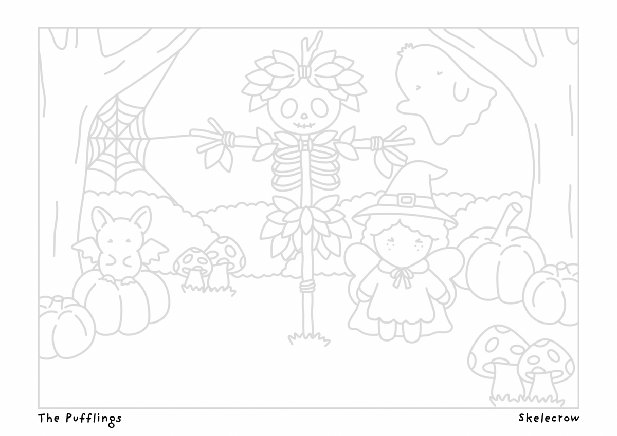 Enchanted Mail 💌🍂🎃 GREY LINES