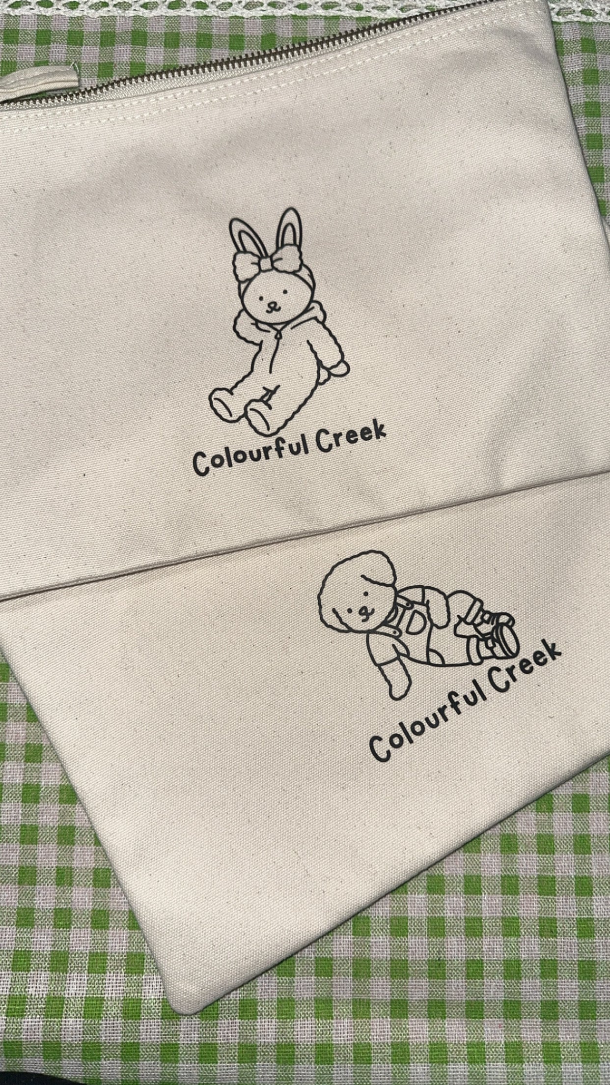 Colourful Creek Pen cases.