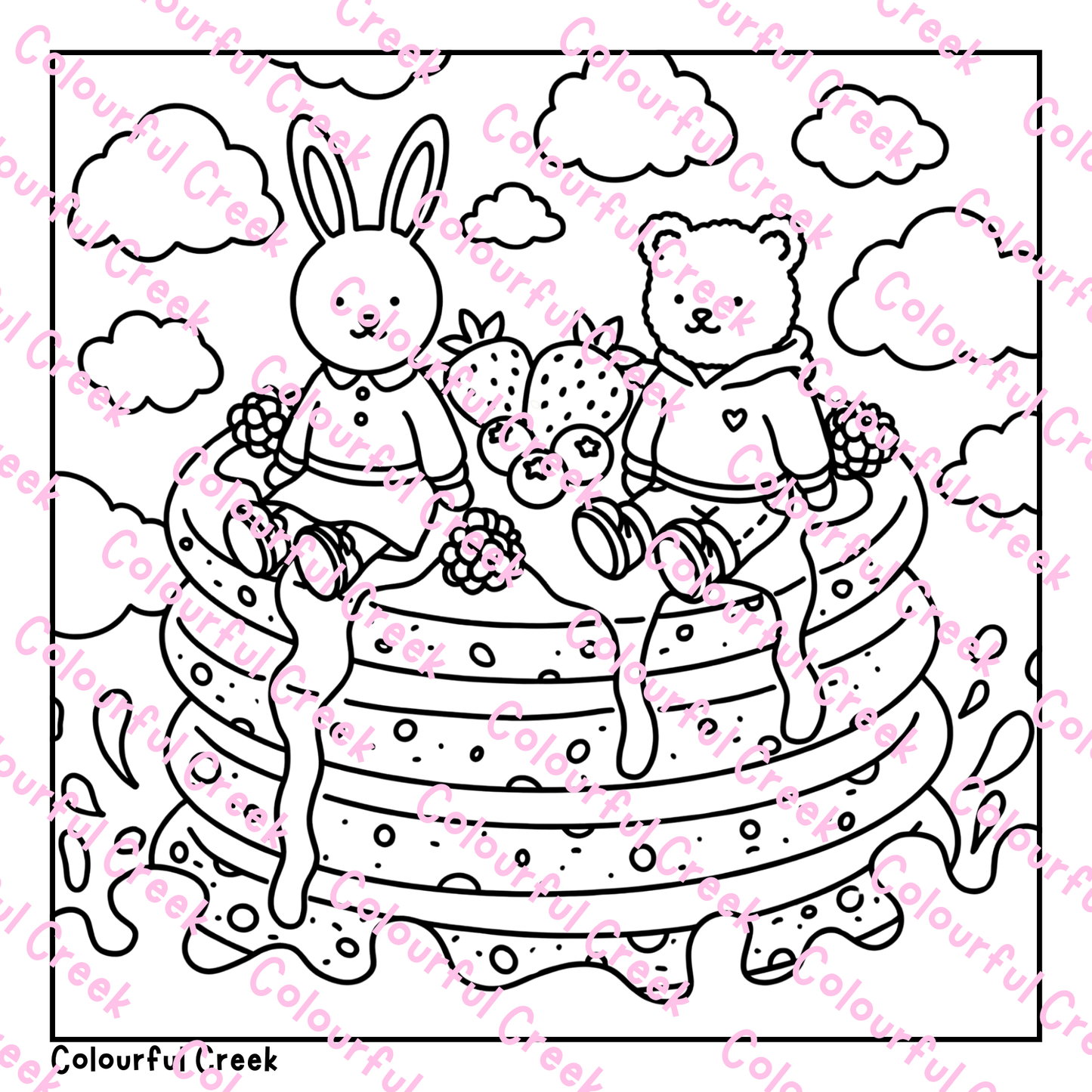 Pancake day Cardstock Prints