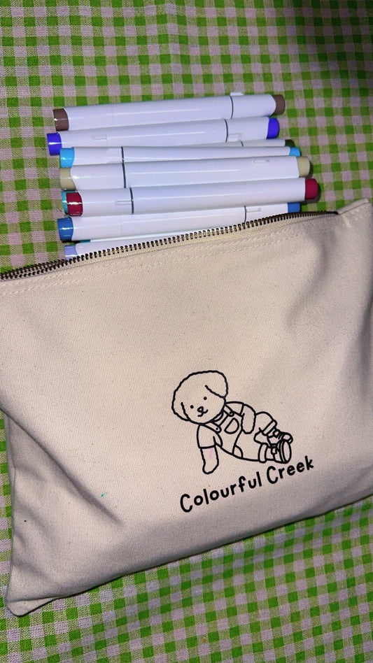 Colourful Creek Pen cases.
