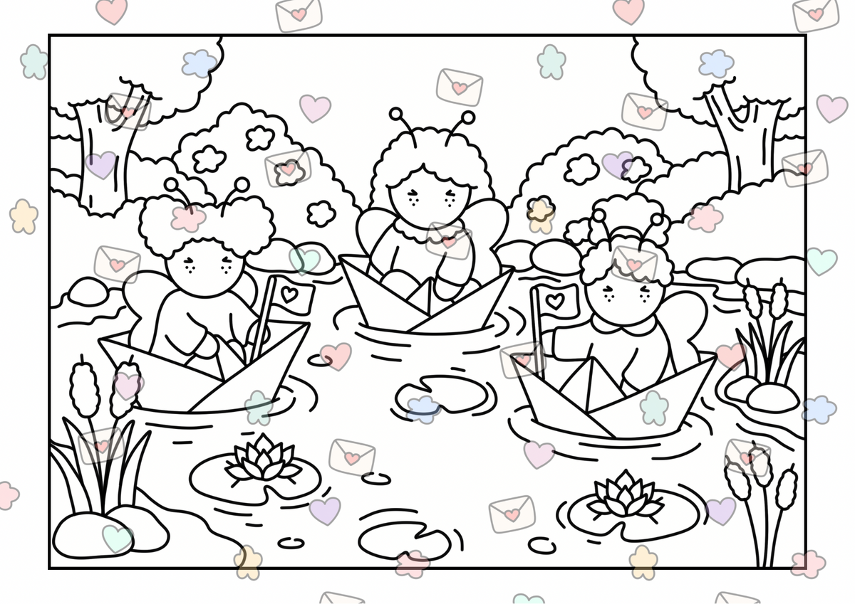 The Pufflings Vol.1 DIGITAL Book (BLACK LINES)