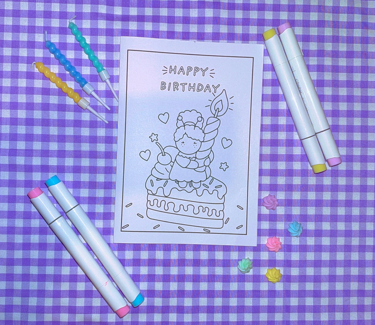 Puffling Birthday card (DIGITAL)