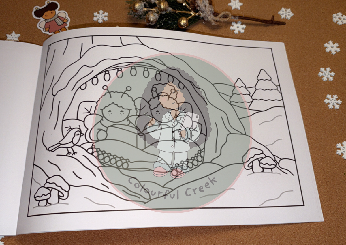 The Winter Welcome — Winter Goodie Box & Black line book