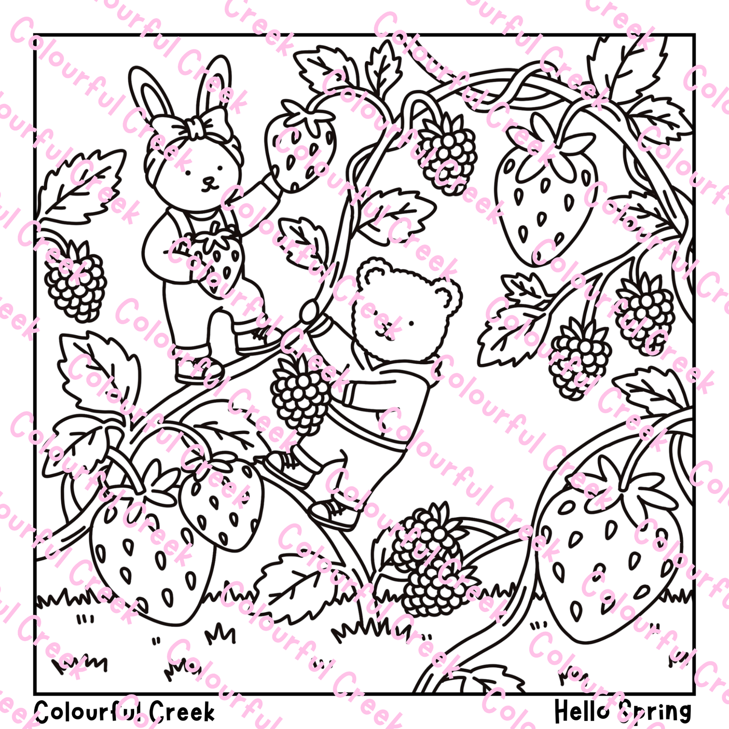 Hello Spring Digital Prints