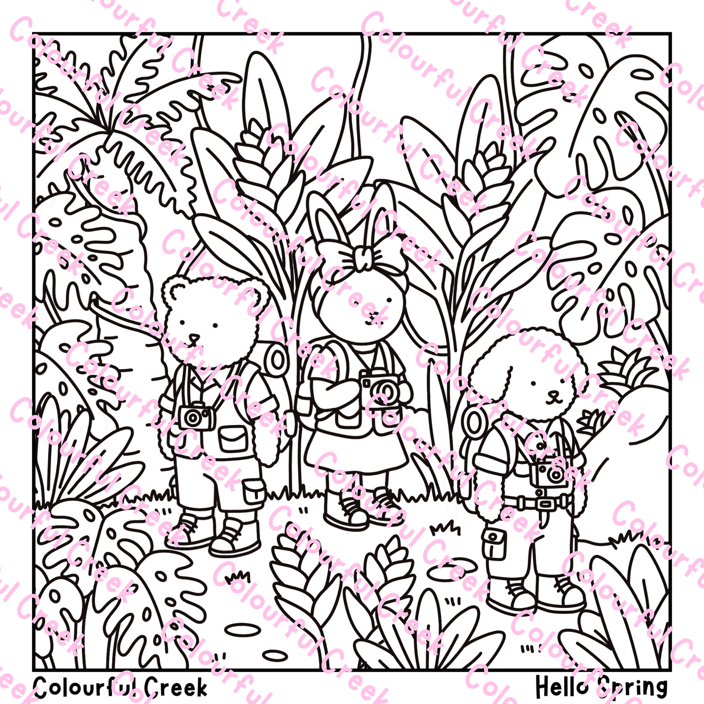 Hello Spring Digital Prints