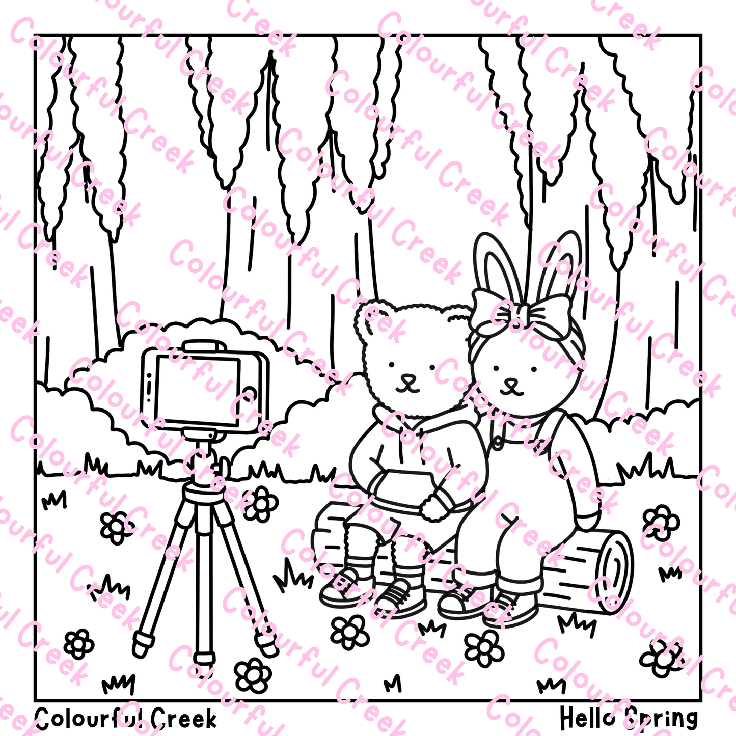 Hello Spring Digital Prints
