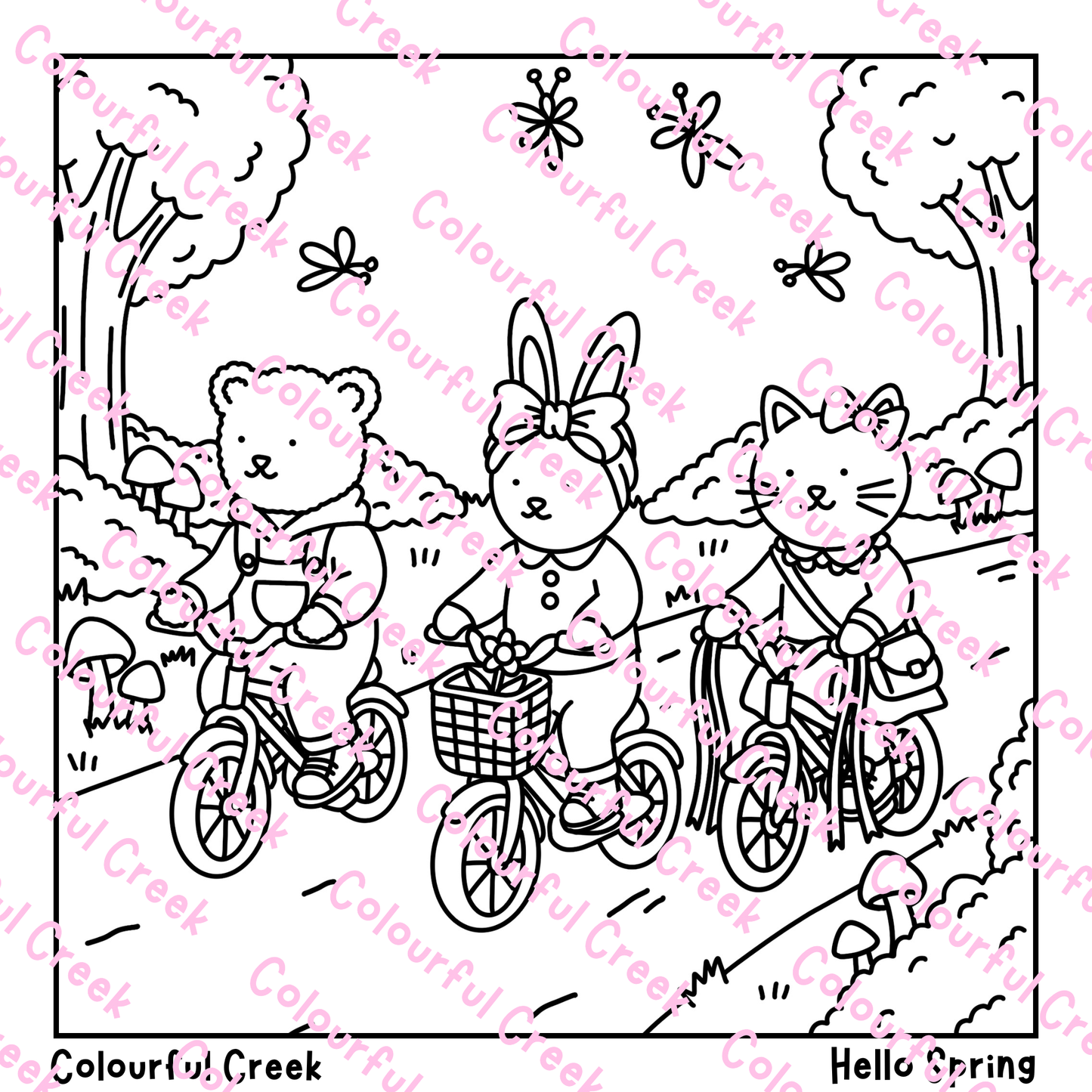 Hello Spring Digital Prints